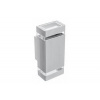 GTV Nástěnné svítidlo obousměrné, NESSA, GU10, MAX. 2x50 W, IP54, AC 220–240 V, 50/60 Hz, šedé GTV Nástěnné svítidlo obousměrné, NESSA, GU10, MAX. 2x50 W, IP54, AC 220–240 V, 50/60 Hz, šedé