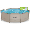 Bazén VIRTUFIT Round Swimmingpool 366 x 100 cm béžový Bazén VIRTUFIT Round Swimmingpool 366 x 100 cm béžový