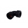 Alphacool HT 16mm HardTube Compression Fitting Adapter 90-Degree - Deep Black 17298 Alphacool HT 16mm HardTube Compression Fitting Adapter 90-Degree - Deep Black 17298