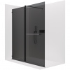 CERANO - Sprchová zástena Walk-in Medin Ľ/P - 8 mm - čierna matná, grafitové sklo - 160x195 cm - dvojdielna posuvná CERANO - Sprchová zástena Walk-in Medin Ľ/P - 8 mm - čierna matná, grafitové sklo - 160x195 cm - dvojdielna posuvná