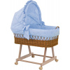 Mojžíšův košík pro miminko s boudičkou Scarlett Méďa - modrý Mojžíšův košík pro miminko s boudičkou Scarlett Méďa - modrý