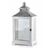 Lampáš, svietník - Levi White Lantern XL 31x21x61cm (Lampáš, svietník - Levi White Lantern XL 31x21x61cm) Lampáš, svietník - Levi White Lantern XL 31x21x61cm (Lampáš, svietník - Levi White Lantern XL 31x21x61cm)