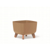 Kvetináč plast béžový Prosperplast 29 cm x 29 x 22 cm Kvetináč plast béžový Prosperplast 29 cm x 29 x 22 cm