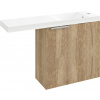 Sapho LATUS VI umývadlová skrinka 50x50x22 cm, pravá, dub Alabama LT610-2222 Sapho LATUS VI umývadlová skrinka 50x50x22 cm, pravá, dub Alabama LT610-2222