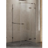 New Trendy Avexa Gunmetal Brushed sprchovací kút 100x100 cm obdĺžniková kladivková farba brúsené/priehľadné sklo EXK-3303 New Trendy Avexa Gunmetal Brushed sprchovací kút 100x100 cm obdĺžniková kladivková farba brúsené/priehľadné sklo EXK-3303