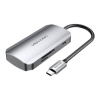 Adaptér Vention TNHHB USB Type-C - USB Type-C + 3 x USB-A + TF, zásuvka SD, sivá Adaptér Vention TNHHB USB Type-C - USB Type-C + 3 x USB-A + TF, zásuvka SD, sivá