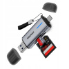 Czytnik kart USB-C a USB 3.0 SD/TF MicroSD 5Gb/s do 2TB adaptér SOUNIX Czytnik kart USB-C a USB 3.0 SD/TF MicroSD 5Gb/s do 2TB adaptér SOUNIX