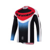 ALPINESTARS dres TECHSTAR KNIF, ALPINESTARS (černá/bílá/modrá/červená) 2026 - L ALPINESTARS dres TECHSTAR KNIF, ALPINESTARS (černá/bílá/modrá/červená) 2026 - L