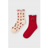 Ponožky Mayoral 2-pak 10054.6A.Mini.9BYA červená 18/22 Ponožky Mayoral 2-pak 10054.6A.Mini.9BYA červená 18/22