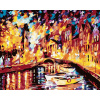 Zuty Loďky v Benátkach 100 x 80 cm vypnuté plátno na rám 8596530027119 Zuty Loďky v Benátkach 100 x 80 cm vypnuté plátno na rám 8596530027119