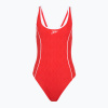 Dámske jednodielne plavky Speedo Texture Bound Scoop High Risk Red/Bright White Dámske jednodielne plavky Speedo Texture Bound Scoop High Risk Red/Bright White