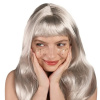PartyDeco Parochňa dlhé strieborné blond vlasy PartyDeco Parochňa dlhé strieborné blond vlasy