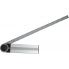Uholník príložný hliníkový nastaviteľný, 750mm, šírka 35mm, 0-180° Uholník príložný hliníkový nastaviteľný, 750mm, šírka 35mm, 0-180°