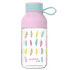 Quokka Kids Ice, Plastová fľaša s pútkom Feathers, 430ml, 40153 Quokka Kids Ice, Plastová fľaša s pútkom Feathers, 430ml, 40153