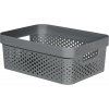 CURVER INFINITY 11L Úložný box 36 x 27 x 14 cm, recyklovaný plast, tmavo sivý 04750-G43 CURVER INFINITY 11L Úložný box 36 x 27 x 14 cm, recyklovaný plast, tmavo sivý 04750-G43