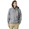 FOX mikina KAWASAKI FLEECE Zip heather graphite - M FOX mikina KAWASAKI FLEECE Zip heather graphite - M