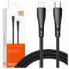 Kábel McDodo USB typ C - Apple Lightning 0,2 m čierny Kábel McDodo USB typ C - Apple Lightning 0,2 m čierny