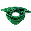 Saténová šatka jednofarebná 60x60 cm zelená irská 1ks Saténová šatka jednofarebná 60x60 cm zelená irská 1ks