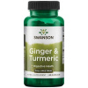 Swanson Ginger & Turmeric (zázvor + kurkuma), 60 kapsúl Výživový doplnok Swanson Ginger & Turmeric (zázvor + kurkuma), 60 kapsúl Výživový doplnok