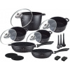 EDENBERG Sada hrncov, 4 hrnce, 2 panvice + kuchynské príslušenstvo, silikónové nožičky, indukcia, pokrievka EDENBERG Sada hrncov, 4 hrnce, 2 panvice + kuchynské príslušenstvo, silikónové nožičky, indukcia, pokrievka