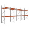 Majster Regál Palettenregale - Grundregal - 350 - 270 - 110 - 2 - 500 - 4 - Wire mesh, Pozinkované/Oranžová Majster Regál Palettenregale - Grundregal - 350 - 270 - 110 - 2 - 500 - 4 - Wire mesh, Pozinkované/Oranžová