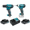 Makita CLX224X Aku sada DF333DZ+TD110DZ+2xaku+kufr Li-ion CXT 12V Makita CLX224X Aku sada DF333DZ+TD110DZ+2xaku+kufr Li-ion CXT 12V