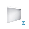 Nimco Zrcadlo se senzorem 90x70 cm hliník ZP 23019V Nimco Zrcadlo se senzorem 90x70 cm hliník ZP 23019V