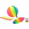 Lopta Johntoy Rainbow s kľúčenkou Lopta Johntoy Rainbow s kľúčenkou