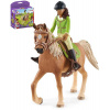 SCHLEICH Sarah na koni figurka ručně malovaná herní set s doplňky plast SCHLEICH Sarah na koni figurka ručně malovaná herní set s doplňky plast