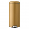 Brabantia Pedálový odpadkový kôš NEWICON 30 l, teplo zlatá, oceľ Brabantia Pedálový odpadkový kôš NEWICON 30 l, teplo zlatá, oceľ
