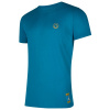 Triko La Sportiva Climbing on the Moon T-Shirt M Turchese/Giallo Triko La Sportiva Climbing on the Moon T-Shirt M Turchese/Giallo