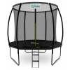 INLEA ULTIMATE Jump Trampolína 250 cm s vnútornou ochrannou sieťou - čierna INLEA ULTIMATE Jump Trampolína 250 cm s vnútornou ochrannou sieťou - čierna