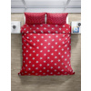 Top textil Povlečení Mikroplyš Červená hvězda 140x200, 70x90 cm Top textil Povlečení Mikroplyš Červená hvězda 140x200, 70x90 cm