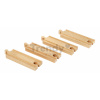 Náhradné diely pre vláčikodráhu Short Straight Tracks BRIO 4 krátke koľajnice dĺžka 10,8 cm od 3 rokov BRIO3343 Náhradné diely pre vláčikodráhu Short Straight Tracks BRIO 4 krátke koľajnice dĺžka 10,8 cm od 3 rokov BRIO3343