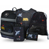 SADA 5 Zippy Plus Pixel Space: aktovka, peračník, vrecko, zástera, peňaženka SADA 5 Zippy Plus Pixel Space: aktovka, peračník, vrecko, zástera, peňaženka