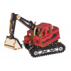 Woodcraft Drevené 3D puzzle Rýpadlo červená Woodcraft Drevené 3D puzzle Rýpadlo červená