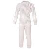 Little Angel Pyžamo DR šmyk Outlast® Pruh biela káva/latte Veľ. 98 Little Angel Pyžamo DR šmyk Outlast® Pruh biela káva/latte Veľ. 98