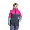 Dámska Snb & Ski Bunda Kirsten Grey Dark / Pink Meatfly|XL Dámska Snb & Ski Bunda Kirsten Grey Dark / Pink Meatfly|XL