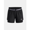 Dievčenské kraťasy Under Armour UA Tech Play Up 2n1 Short-BLK Dievčenské kraťasy Under Armour UA Tech Play Up 2n1 Short-BLK