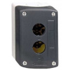 Schneider Electric kazetové púzdro s 2 otvormi 22 mm sivé IP65 - XALD02 Schneider Electric kazetové púzdro s 2 otvormi 22 mm sivé IP65 - XALD02
