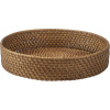 Dekoratívny podnos Cino okrúhly svetlohnedý Dekoratívny podnos Cino okrúhly svetlohnedý