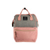 LÁTKOVÝ BATOH ružová/sivá LÁTKOVÝ BATOH ružová/sivá