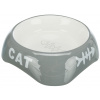 Keramická miska 200ml/13cm - CAT + rybia kostra Keramická miska 200ml/13cm - CAT + rybia kostra