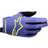 Rukavice Alpinestars Radar fialovo-žlté S Rukavice Alpinestars Radar fialovo-žlté S