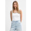 Tommy Hilfiger top dámsky bavlnený WW0WW48715 béžová XS Tommy Hilfiger top dámsky bavlnený WW0WW48715 béžová XS