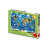 Dino Mapa zvierat 100 dielov Dino Mapa zvierat 100 dielov
