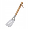 BBQ obracačka grilovacia 46cm nerez + drevená rukoväť 385166 BBQ obracačka grilovacia 46cm nerez + drevená rukoväť 385166
