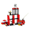 Stavebnicová sada ALLEBLOX FireBrigade – Požiarna stanica s 2 vozidlami 298236 Stavebnicová sada ALLEBLOX FireBrigade – Požiarna stanica s 2 vozidlami 298236