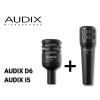 Audix D6 a I5 akční sada mikrofonů pro bicí nástroje + Prodloužená záruka 5 let zdarma Audix D6 a I5 akční sada mikrofonů pro bicí nástroje + Prodloužená záruka 5 let zdarma