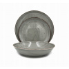 Ćmielów Porcelánová jedálenská súprava 18 ks – sivý rustikálny dizajn Ćmielów Porcelánová jedálenská súprava 18 ks – sivý rustikálny dizajn